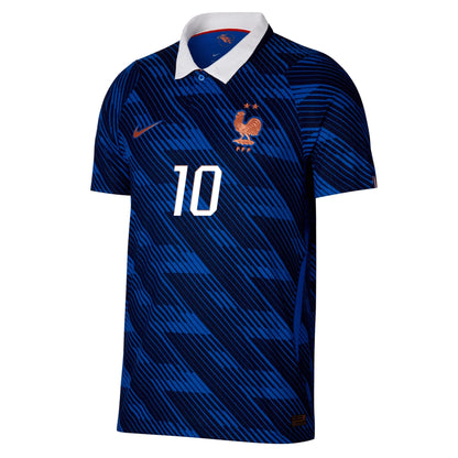 2026 World Cup Mbappe France Soccer Jersey Player Version  Match Version - No.10 Home Royal and Away Green