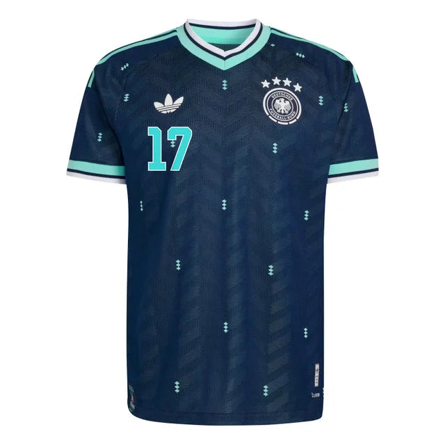 2026 World Cup Wirtz Germany Soccer Jersey Player Version  Match Version - No.17 Home White and Away Blue