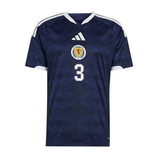 2026 World Cup Robertson Scotland Soccer Jersey Player Version  Match Version - No.3 Home Blue and Away Red