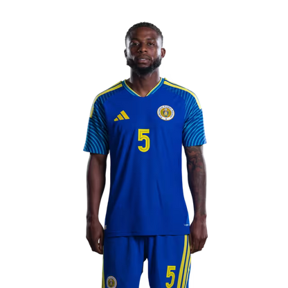 2026 World Cup Curaçao National Football Team Jersey (Player/Match Version) — Defenders: No. 5 Sherel Floranus, No. 18 Armando Bishop, No. 20 Joshua Brenet/Defensornan: No.5 Sherel FLORANUS, No.18 Armando BISHOP, No.20 Joshua BRENET