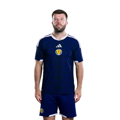 Scotland National Football Team 2026 World Cup Jersey (Player Version/Match Version) — Defenders: No.2 Aaron HICKEY, No.3 Andy ROBERTSON,No.5 Grant Hanley