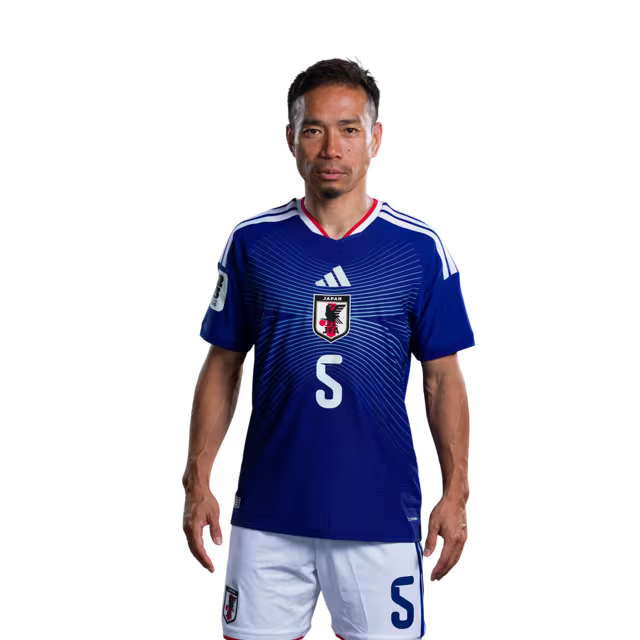 Japan National Football Team 2026 World Cup Jersey (Player Version/Match Version) — Defenders: No. 5 Yuto Nagatomo, No. 16 Tsuyoshi Watanabe, No. 20 Ayumu Seko/2026年ワールドカップ日本代表 ユニフォーム（選手バージョン／試合バージョン） DF：No.5 長友佑都、No.16 渡辺剛、No.20 瀬古歩夢