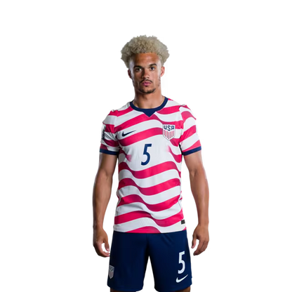 USA 2026 World Cup Jersey - Player Version - Match Version - Defenders: 2 Sergino DEST, 3 Chris RICHARDS, 5 Antonee ROBINSON