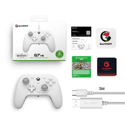 GameSir G7 HE Dual Color Wired Controller, Officially licensed Controller with Hall Effect Sticks for Xbox Series X|S, Xbox One, Windows 10|11, PC Console Smartphone