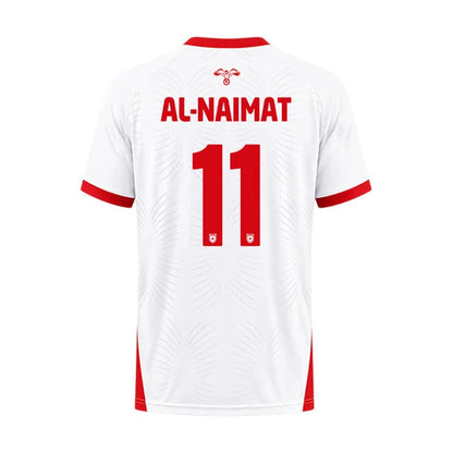 2026 World Cup AL-Naimat Jordan Soccer Jersey Player Version  Match Version - No.11 Home White and Away Red