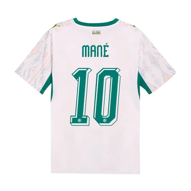 2026 World Cup Mané Senegal Soccer Jersey Player Version  Match Version - No.10 Home White and Away Green