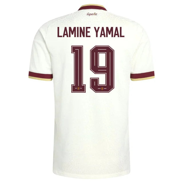 2026 World Cup Lamine Yamal Spain Soccer Jersey Player Version  Match Version - No.19 Home Red and Away White