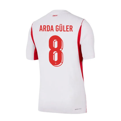 2026 World Cup Arda Güler Türkiye Soccer Jersey Player Version  Match Version - No.8 Home Red and Away White