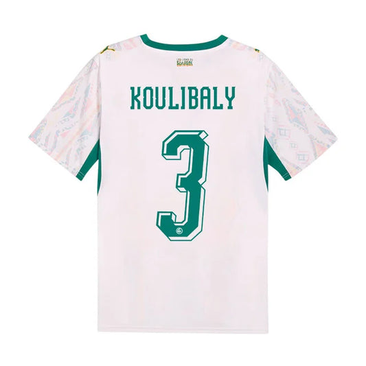 2026 World Cup Koulibaly Senegal Soccer Jersey Player Version  Match Version - No.3 Home White and Away Green