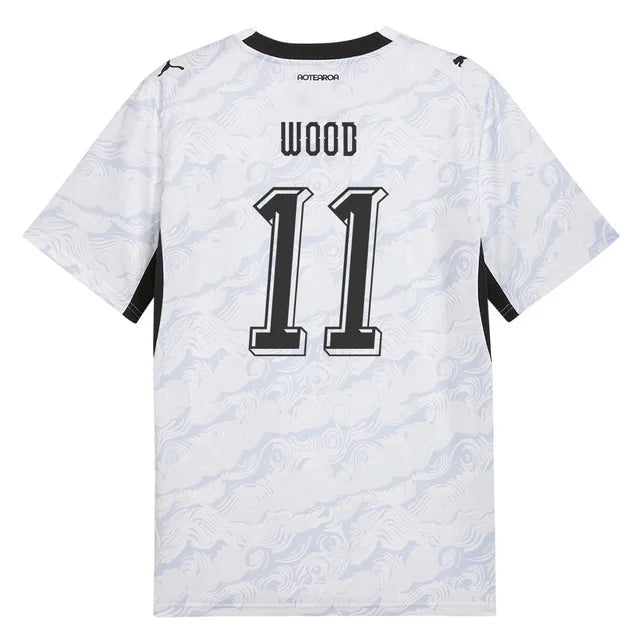 2026 World Cup Wood New Zealand Soccer Jersey Player Version  Match Version - No.11 Home Black and Away White