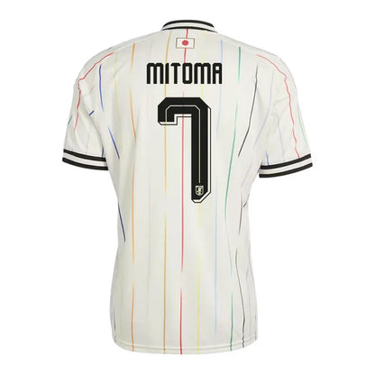 2026 World Cup Mitoma Japan Soccer Jersey Player Version  Match Version - No.7 Home Blue and Away White