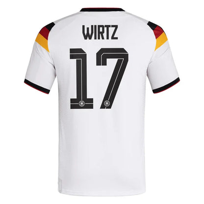 2026 World Cup Wirtz Germany Soccer Jersey Player Version  Match Version - No.17 Home White and Away Blue