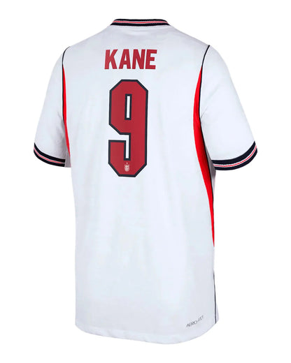 2026 World Cup Kane England Soccer Jersey Player Version  Match Version - No.9 Home White and Away Red
