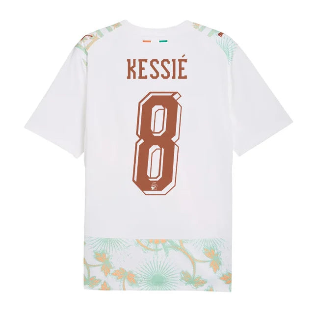 2026 World Cup Kessie Cote dIvoire Soccer Jersey Player Version  Match Version - No.8 Home Orange and Away White