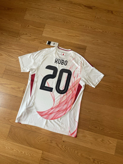 2026 World Cup Kubo Japan Soccer Jersey Player Version  Match Version - No.20 Home Blue and Away White