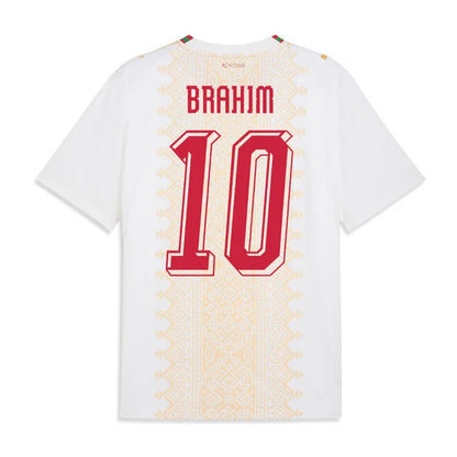 2026 World Cup Brahim Morocco Soccer Jersey Player Version  Match Version - No.10 Home Red and Away White