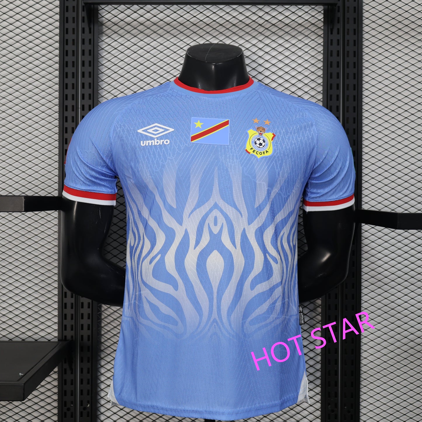 2026 World Cup Bakambu Republic of the Congo Soccer Jersey Player Version  Match Version - No.17 Home Blue and Away White