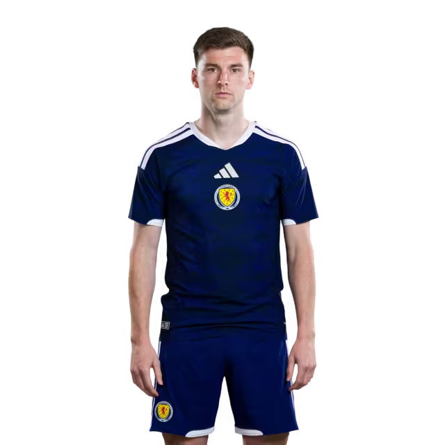 Scotland National Football Team 2026 World Cup Jersey (Player Version/Match Version) — Defenders: No.6 Kieran Tierney, No.13 Jack Hendry,No.15 John SOUTTAR