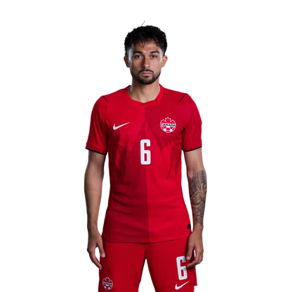 Canada National Soccer Team 2026 FIFA World Cup Jerseys (Player Version and Match Version) – Midfielders: #6 Mathieu CHOINIERE, #7 Stephen EUSTAQUIO, #8 Ismael KONE