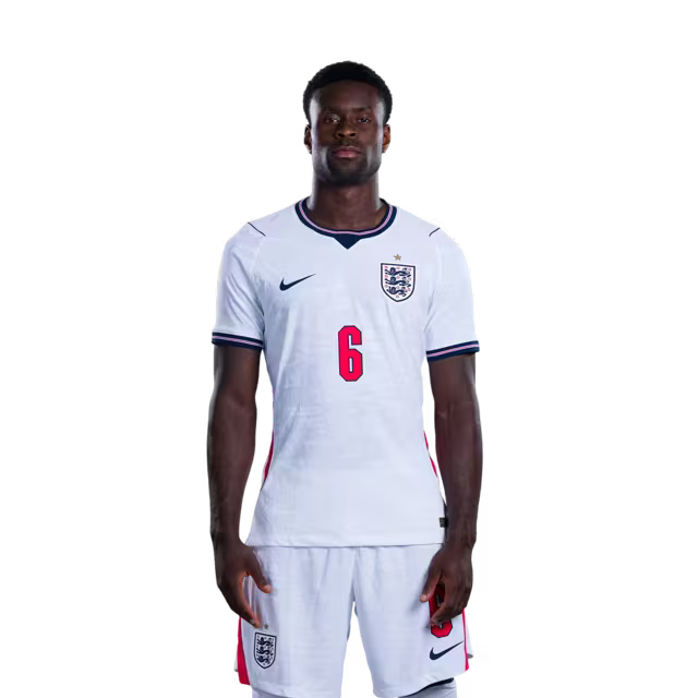 England National Soccer Team 2026 FIFA World Cup Jerseys (Player Version and Match Version) – Defenders: #6 Marc GUEHI, #12 Trevoh CHALOBAH, #15 Dan BURN