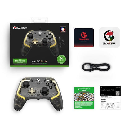 GameSir Kaleid Flux Wired RGB Controller for Xbox Series X|S, Xbox One, Windows 10/11 & Steam, Anti-Drift Gamepad with Precision Hall Effect Sticks Console Smartphone
