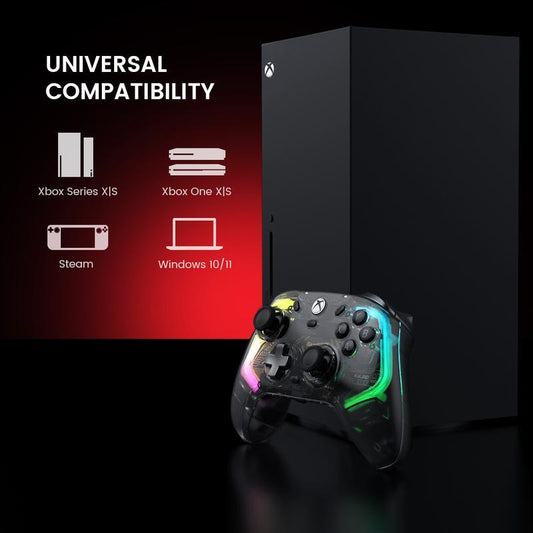 GameSir Kaleid Wired RGB Controller for Xbox Series X|S, Xbox One, Windows 10/11 & Steam Ultimate Anti-Drift Gamepad with Precision Hall Effect Sticks