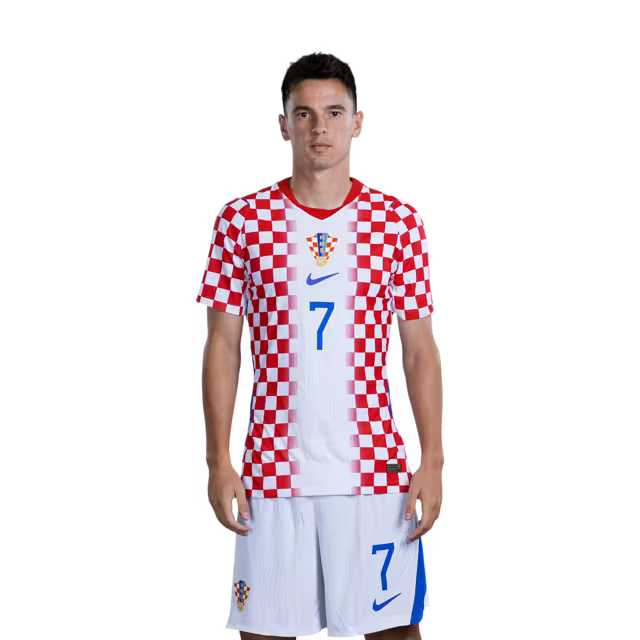 Croatia National Team 2026 World Cup Jersey (Player/Match Version) — Midfielders: No. 7 Nikola Moro, No. 8 Mateo Kovačić, No. 10 Luka Modrić / Veznjaci: Br. 7 Nikola Moro, Br. 8 Mateo KOVAČIĆ, Br. 10 Luka MODRIĆ