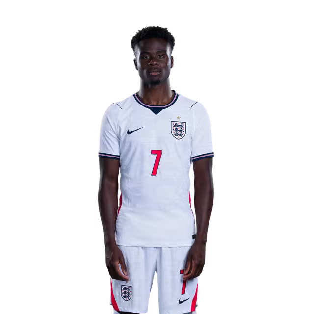 England National Soccer Team 2026 FIFA World Cup Jerseys (Player Version and Match Version) – Forwards: #7 Bukayo SAKA, #9 Harry KANE, #11 Marcus RASHFORD