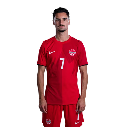 Canada National Soccer Team 2026 FIFA World Cup Jerseys (Player Version and Match Version) – Midfielders: #6 Mathieu CHOINIERE, #7 Stephen EUSTAQUIO, #8 Ismael KONE