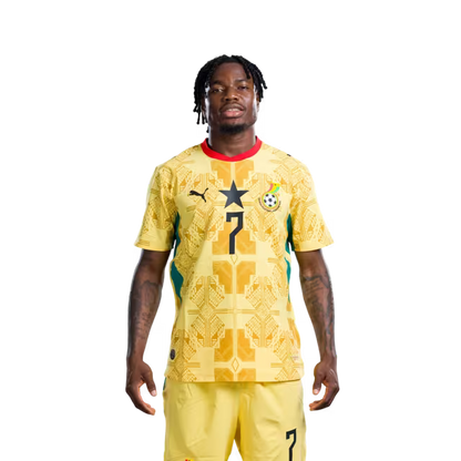 Ghana National Football Team 2026 World Cup Jersey (Player Version/Match Version) — Forwards: No.7 Abdul FATAWU, No.9 Jordan AYEW,No.10 Brandon THOMAS-ASANTE