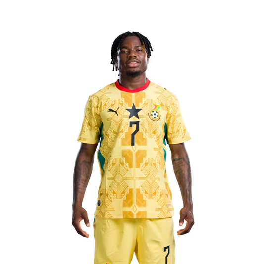 Ghana National Football Team 2026 World Cup Jersey (Player Version/Match Version) — Forwards: No.7 Abdul FATAWU, No.9 Jordan AYEW,No.10 Brandon THOMAS-ASANTE