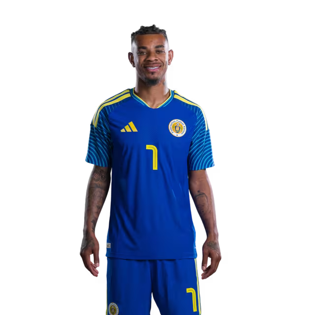 2026 World Cup Curaçao National Football Team Jersey (Player/Match Version) — Midfielders: No. 6 Godfried Roemeratoe, No. 7 June Bacuna, No. 8 Leandro Bacuna/Mediokampista: No. 6 Godfried ROEMERATOE, No. 7 Juninho BACUNA, No. 8 Livano COMENENCIA