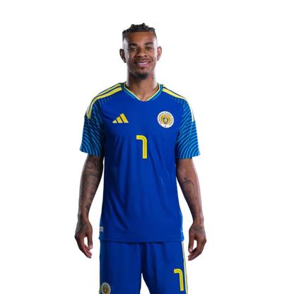 2026 World Cup Curaçao National Football Team Jersey (Player/Match Version) — Midfielders: No. 6 Godfried Roemeratoe, No. 7 June Bacuna, No. 8 Leandro Bacuna/Mediokampista: No. 6 Godfried ROEMERATOE, No. 7 Juninho BACUNA, No. 8 Livano COMENENCIA