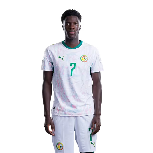 Senegal National Football Team 2026 World Cup Jersey (Player Version/Match Version) — Forwards: No.7 Assane DIAO, No.9 Bamba DIENG,No.10 Sadio MANE / Avants: No.7 Assane DIAO, No.9 Bamba DIENG,No.10 Sadio MANE
