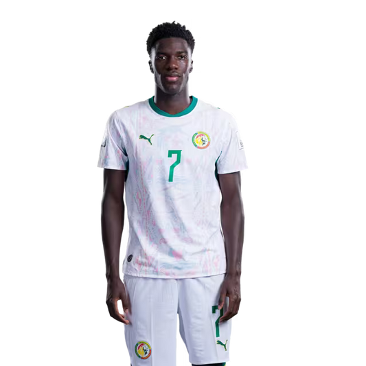 Senegal National Football Team 2026 World Cup Jersey (Player Version/Match Version) — Forwards: No.7 Assane DIAO, No.9 Bamba DIENG,No.10 Sadio MANE / Avants: No.7 Assane DIAO, No.9 Bamba DIENG,No.10 Sadio MANE