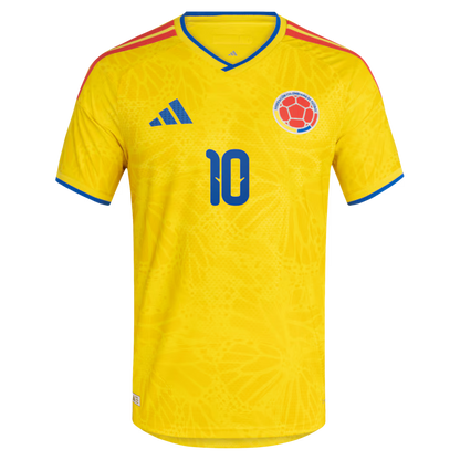 2026 World Cup James Colombia Soccer Jersey Player Version  Match Version - No.10 Home Yellow and Away Blue