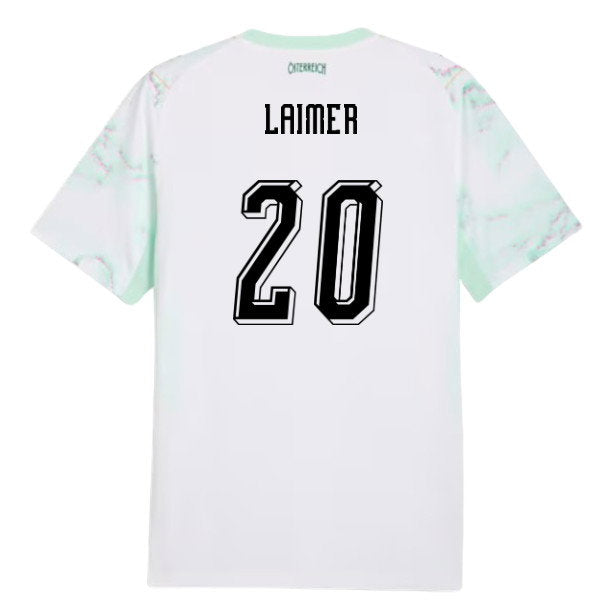 2026 World Cup Laimer Austria Soccer Jersey Player Version  Match Version - No. 20 Home Red and Away White