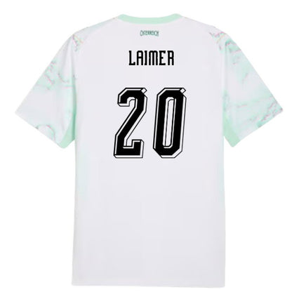2026 World Cup Laimer Austria Soccer Jersey Player Version  Match Version - No. 20 Home Red and Away White