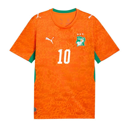 2026 World Cup Adingra Cote dIvoire Soccer Jersey Player Version  Match Version - No.10 Home Orange and Away White