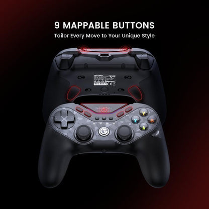 GameSir Tarantula Pro (Not for Xbox) Wireless Controller for PC/Switch/iOS/Android - ABXY Layout Switching, Anti-Drift TMR Sticks, 9 Mappable Buttons, RGB Lighting, 1200mAh Console Smartphone