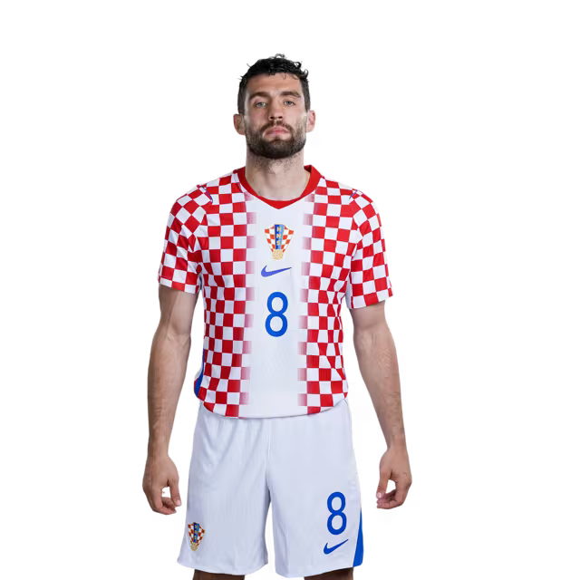 Croatia National Team 2026 World Cup Jersey (Player/Match Version) — Midfielders: No. 7 Nikola Moro, No. 8 Mateo Kovačić, No. 10 Luka Modrić / Veznjaci: Br. 7 Nikola Moro, Br. 8 Mateo KOVAČIĆ, Br. 10 Luka MODRIĆ