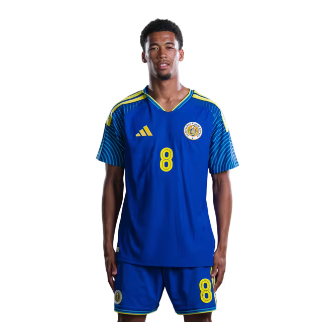 2026 World Cup Curaçao National Football Team Jersey (Player/Match Version) — Midfielders: No. 6 Godfried Roemeratoe, No. 7 June Bacuna, No. 8 Leandro Bacuna/Mediokampista: No. 6 Godfried ROEMERATOE, No. 7 Juninho BACUNA, No. 8 Livano COMENENCIA