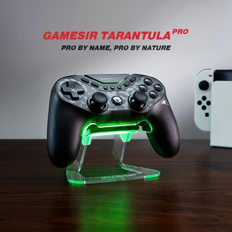 GameSir Tarantula Pro (Not for Xbox) Wireless Controller for PC/Switch/iOS/Android - ABXY Layout Switching, Anti-Drift TMR Sticks, 9 Mappable Buttons, RGB Lighting, 1200mAh Console Smartphone