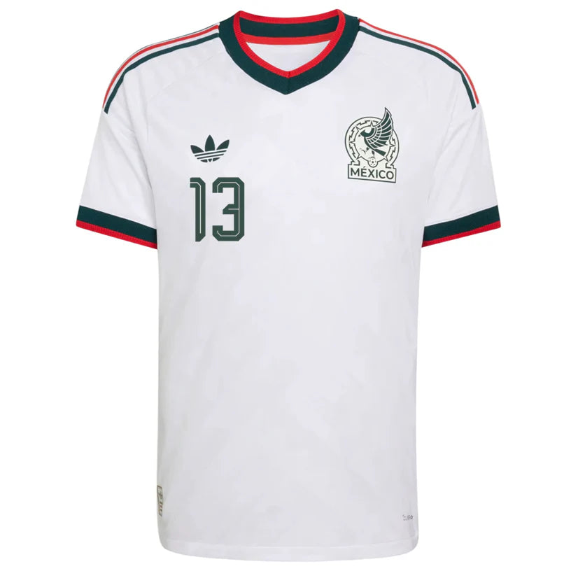 2026 World Cup G. Ochoa Mexico Soccer Jersey Player Version  Match Version - No.13 Home Green and Away White