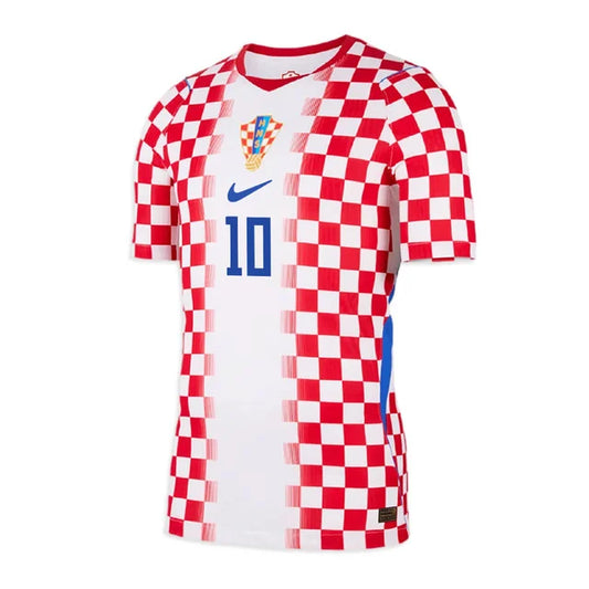 2026 World Cup Modrić Croatia Soccer Jersey Player Version  Match Version - No.10 Home Red and Away Blue
