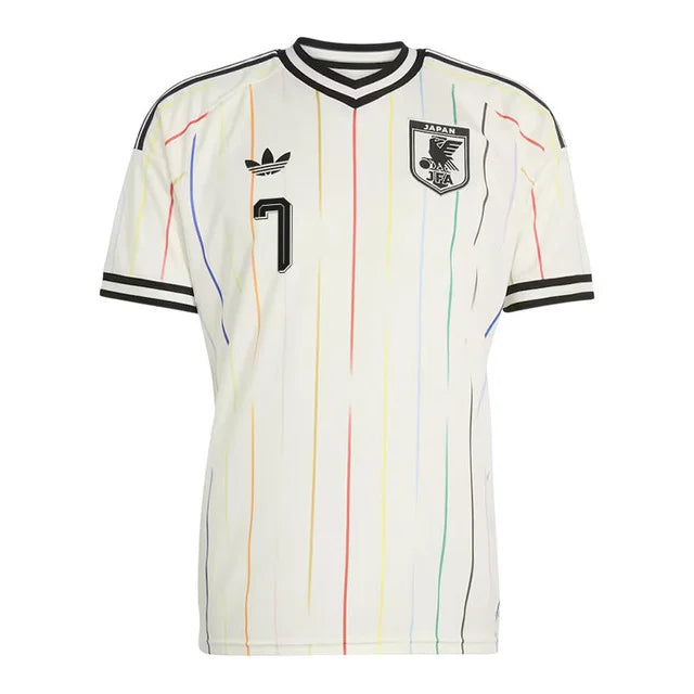 2026 World Cup Mitoma Japan Soccer Jersey Player Version  Match Version - No.7 Home Blue and Away White