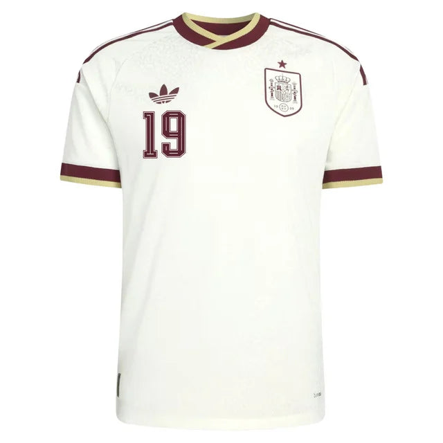 2026 World Cup Lamine Yamal Spain Soccer Jersey Player Version  Match Version - No.19 Home Red and Away White