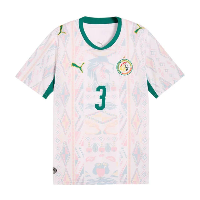 2026 World Cup Koulibaly Senegal Soccer Jersey Player Version  Match Version - No.3 Home White and Away Green