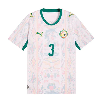2026 World Cup Koulibaly Senegal Soccer Jersey Player Version  Match Version - No.3 Home White and Away Green