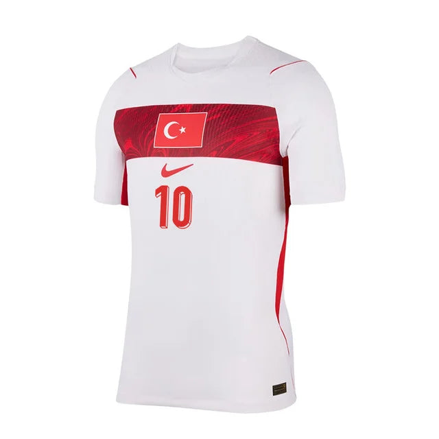 2026 World Cup Çalhanoğlu Güler Türkiye Soccer Jersey Player Version  Match Version - No.10 Home Red and Away White